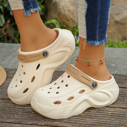 Dam Chunky Platåtofflor (7,3 cm) - Tjock Sula & Lättvikt EVA Clogs