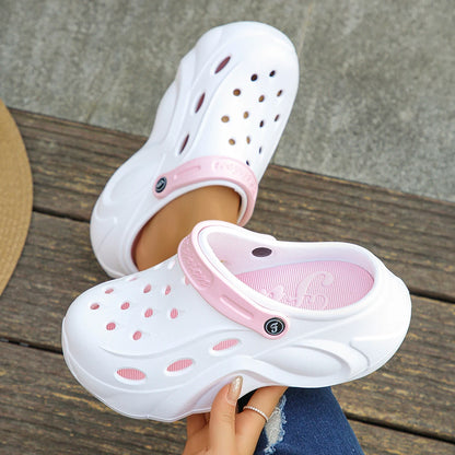 Dam Chunky Platåtofflor (7,3 cm) - Tjock Sula & Lättvikt EVA Clogs